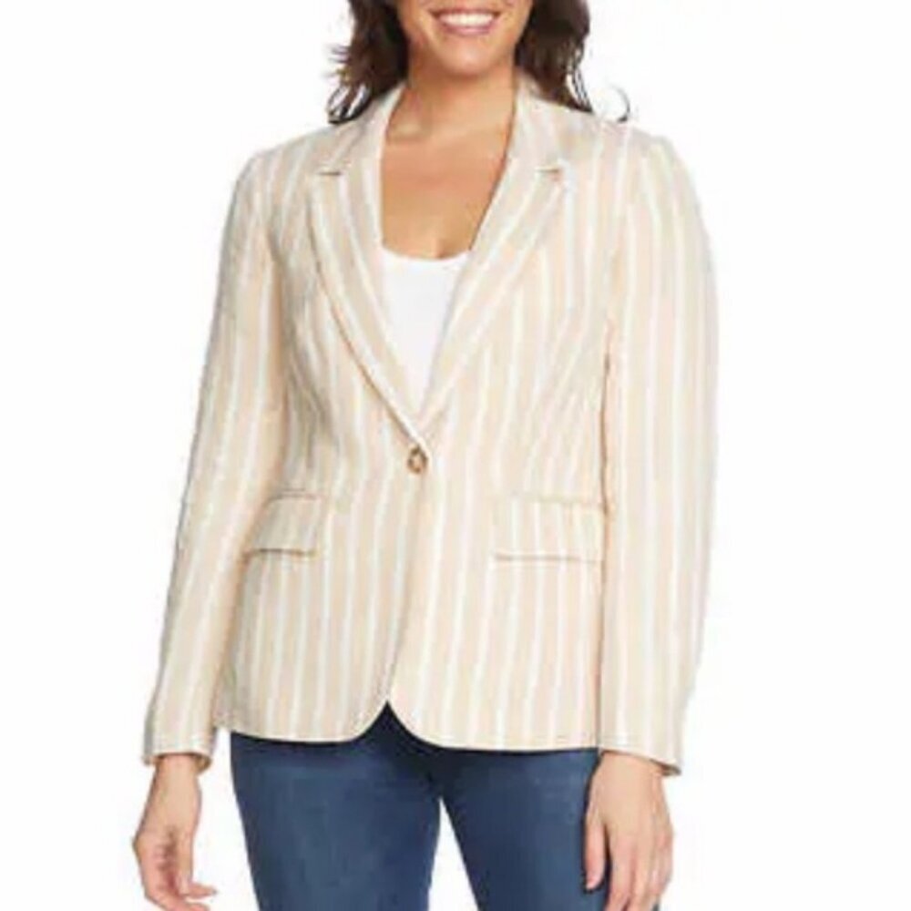 Philosophy Blazer Striped Size Medium NEW
